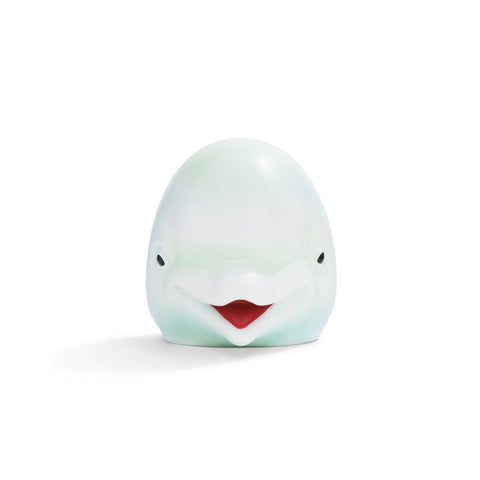 PIEK Beluga Whale Interchangeable Water Bottle Cap, Front View