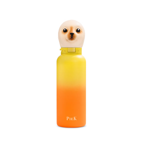 PIEK Seal Water Bottle, 650ml, Sunset Gradient, Front View