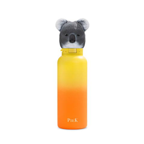 PIEK Koala Water Bottle, 650ml, Sunset Gradient, Front View