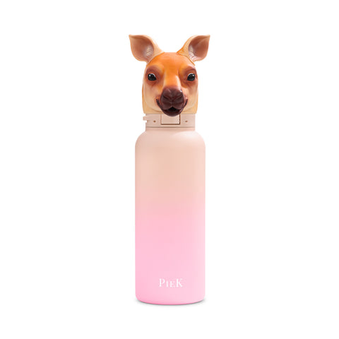 PIEK Kangaroo Water Bottle, 650ml, Paradise Gradient, Front View