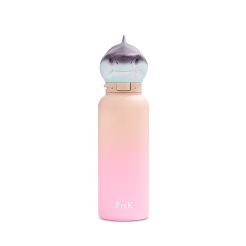 PIEK Shark Water Bottle, 650ml, Paradise Gradient, Front View