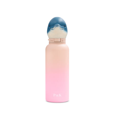 PIEK Dolphin Water Bottle, 650ml, Paradise Gradient, Front View