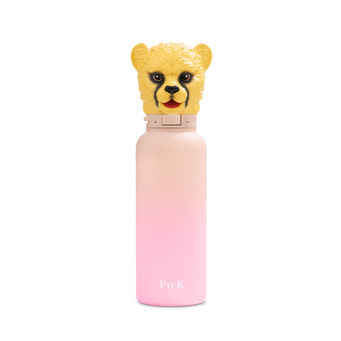 PIEK Cheetah Water Bottle, 650ml, Paradise Gradient, Front View