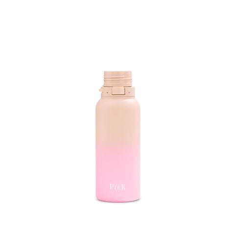 PIEK Stainless Steel Insulated Flip Top Water Bottle - 450ml/15.2oz