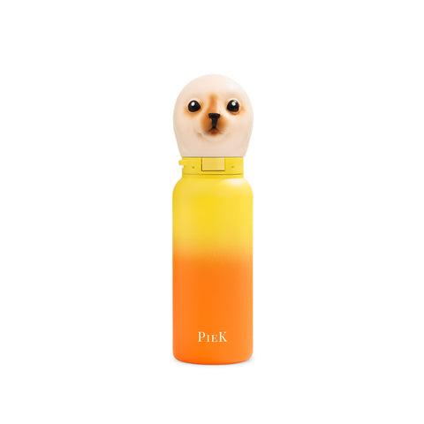 PIEK Seal Water Bottle, 450ml, Sunset Gradient, Front View