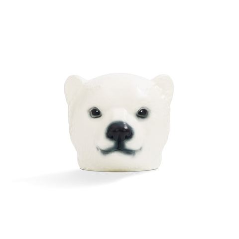 PIEK Polar Bear Interchangeable Water Bottle Cap, Front View